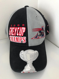 90th CFL 2002 Grey Cup Champ  Alouettes Official Locker Room Cap