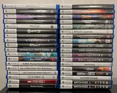PS5 Game Lot (36 Games), View more