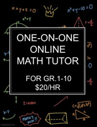 ONLINE Math Tutoring