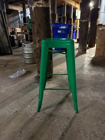 Restaurant bar green barstools, View more
