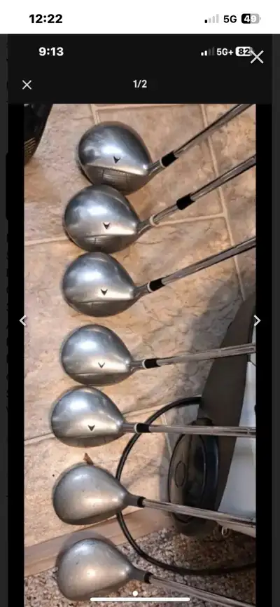 Right hand golf clubs, $75., View more