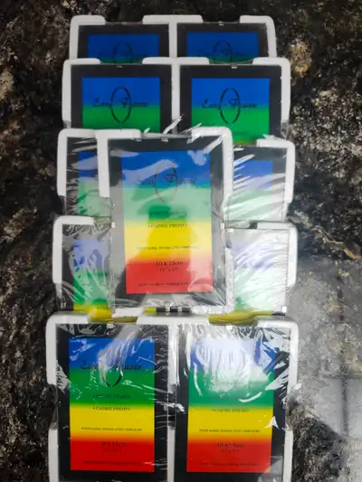 ** FRAMELESS PICTURE FRAMES ASSORTED SIZES **, View more
