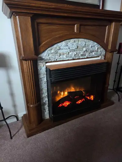 Electric Fireplace $50, View more