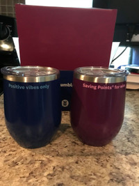 BRAND NEW WW WINE GLASSES WITH LIDS- 2 different sets- pick up