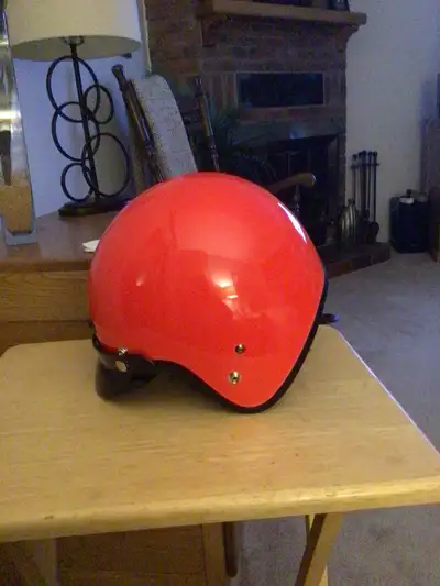 Hunter Orange helmet