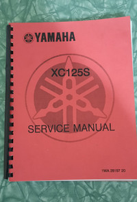 Motorcycle shop manuals