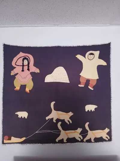Inuit wall hanging , View more