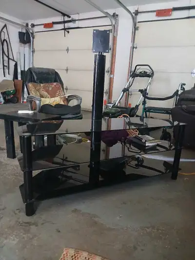 Glass TV stand, View more