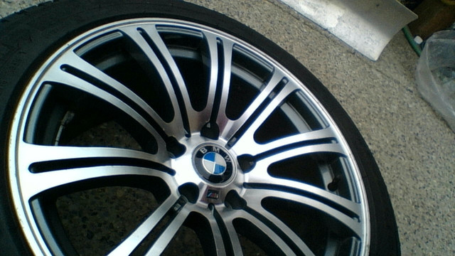 255/45/18 Winter Michelin Xice 3 + BMW Rims in Tires & Rims in Calgary