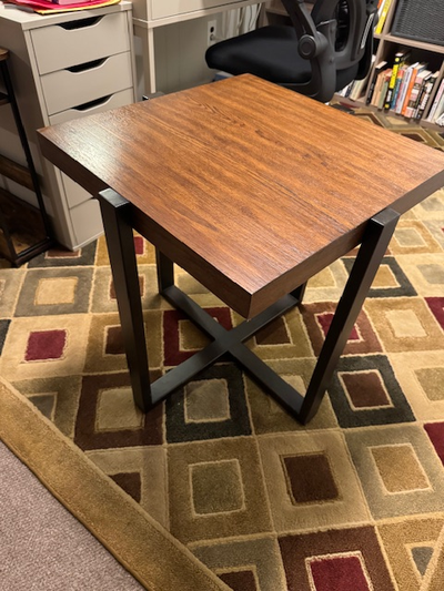 Wood and Metal side table, View more