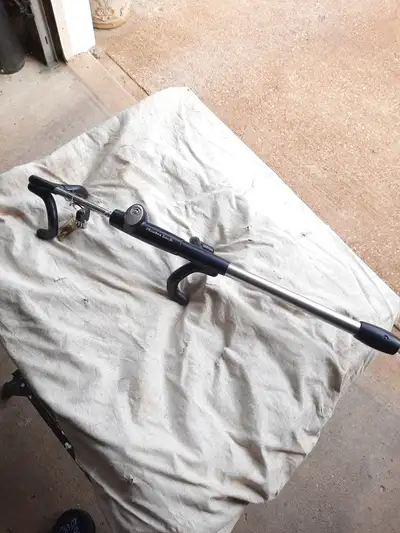 For sale: "Master Lock" Steering Wheel Lock. It’s like new but is used. It works fine plus it comes...