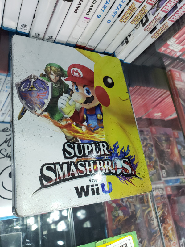 Wii U game: Super Smash Bros Metal Case in Nintendo Wii U in Cole Harbour - Image 2