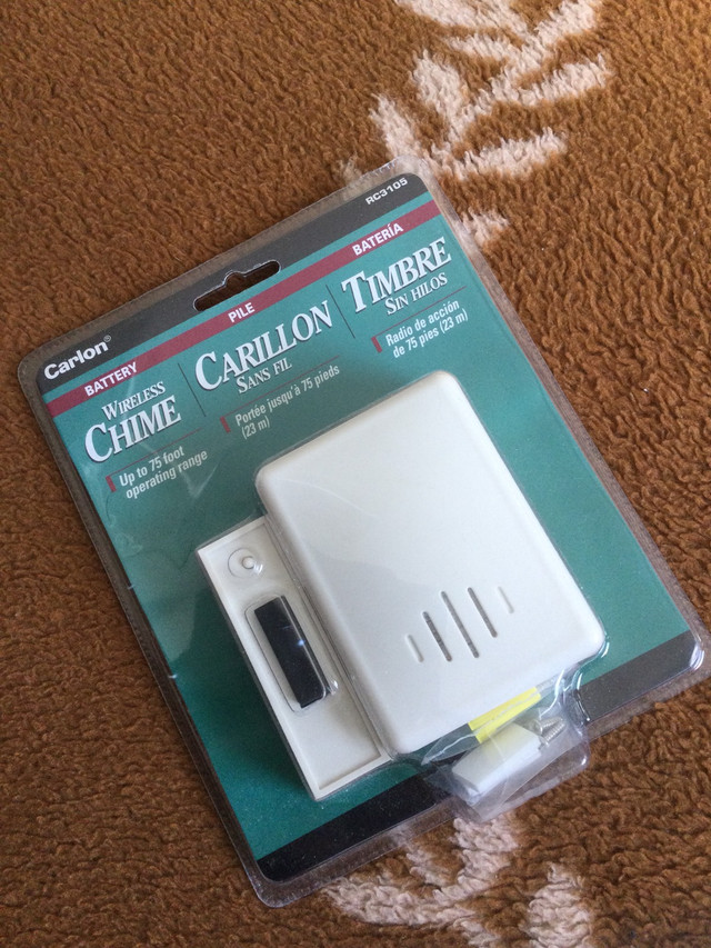 Carlon  battery wireless chime (New) in General Electronics in Dartmouth - Image 3