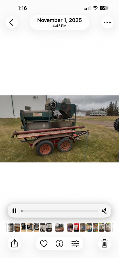 Gjesdal 5 in 1 cleaner for sale. Comes with lentils, wheat ,canola and pea screens. Good little clea...