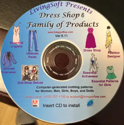 LivingSoft Dress Shop v6.11 Family of Products, View more