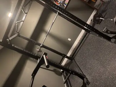 Power rack, squat rack, cage, andattachments, View more