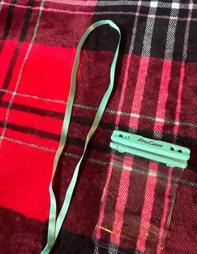 Mint green phone case protector from water, View more