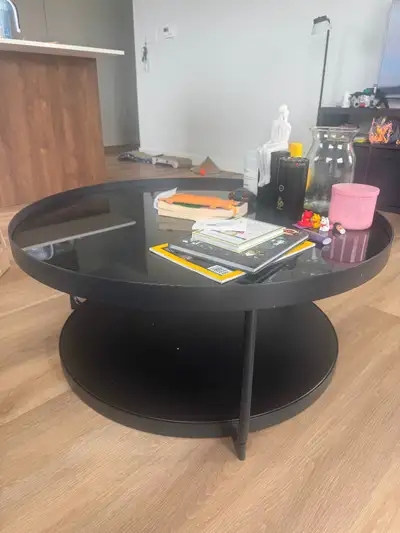 Black coffee table, View more
