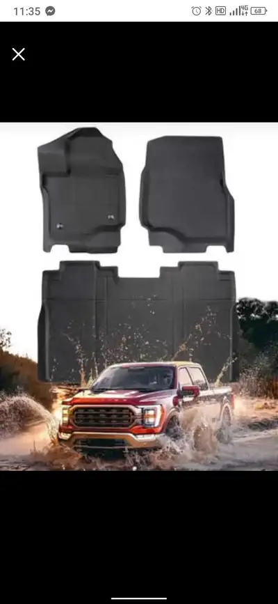 Protect Your F-150 in Style – 2015 to 2025 Models! These premium Liner Master all-weather floor mats...