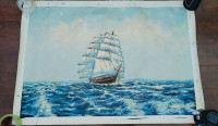Gallion Ship Oil Painting