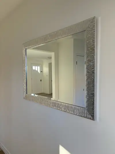 large silver mirror, View more