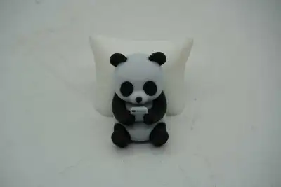3D Printed Bed Rotting Panda with Phone , View more