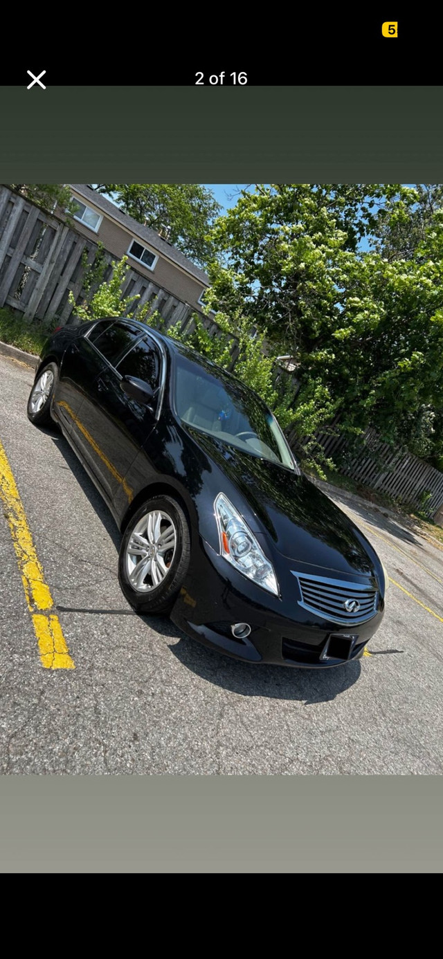 2011 Infiniti G37X AWD in Cars & Trucks in Hamilton - Image 2