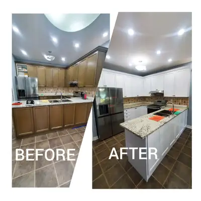 Kitchen cabinet painting , View more