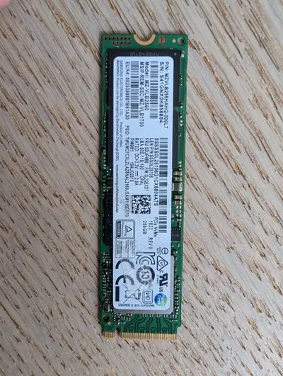 Samsung 256GB, M.2 2280 Pcie 3.0 X4 Nvme SSD, View more