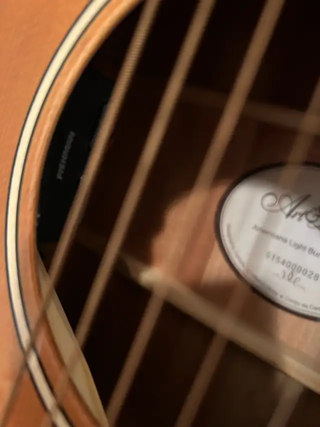Art & Lutherie Americana Acoustic Electric Guitar, w/ Solid Top in Guitars in Markham / York Region - Image 5