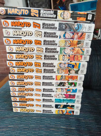Naruto black and white graphic novels+ others