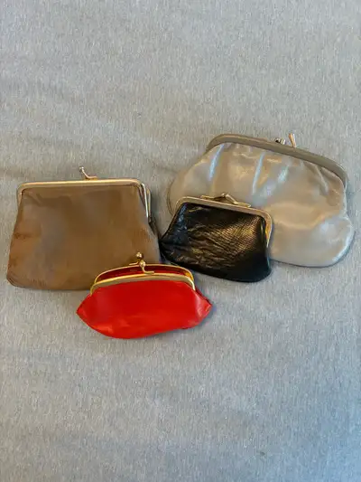Collection of change purses and jewelry pouches. , View more