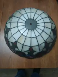 16 INCH DECORATIVE STAINED GLASS LAMP SHADE 