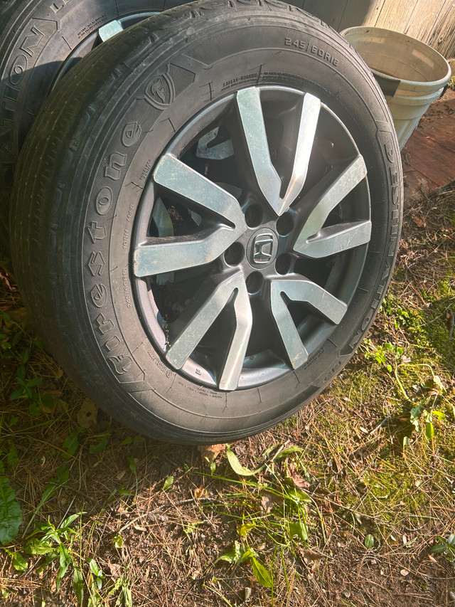 2019-2022 Honda Pilot 18x8 5 V Spoke Machined Face Alloy rims in Tires & Rims in Annapolis Valley - Image 2