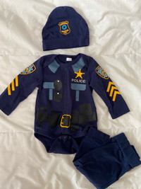 Police costume 3-6mo