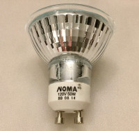 Ampoule halogene NOMA MR16 GU10 50W halogen light bulb