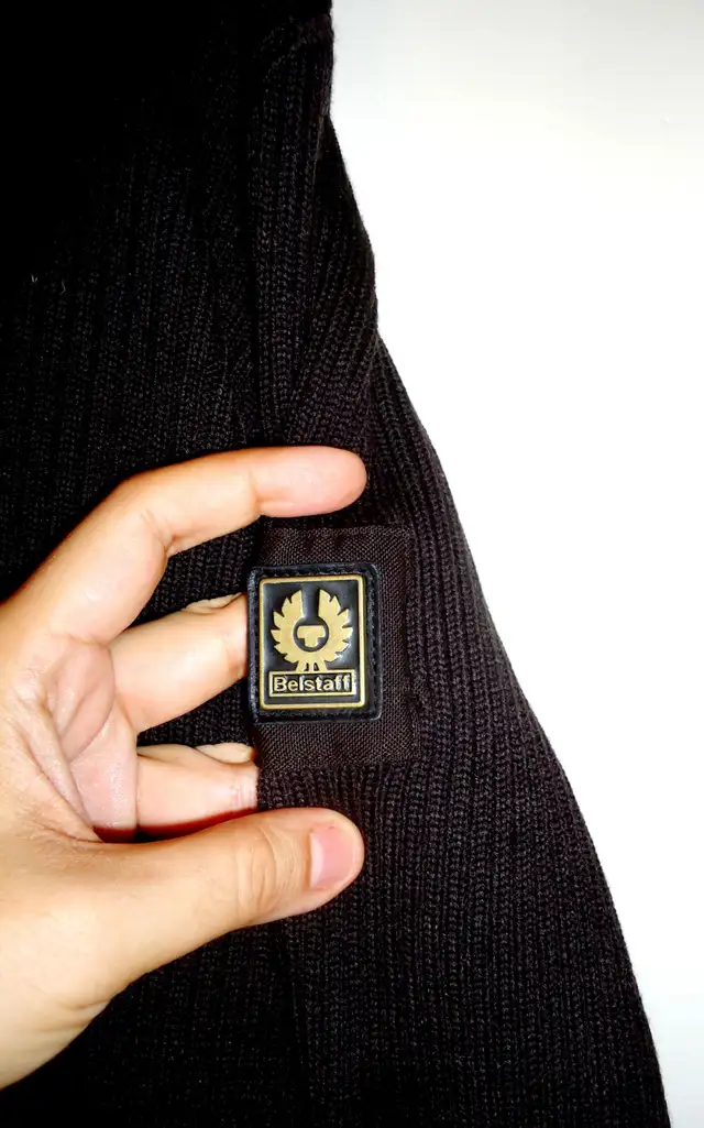 Belstaff Brown Wool Button up Sweater Size M Mint in Men's in Mississauga / Peel Region - Image 4