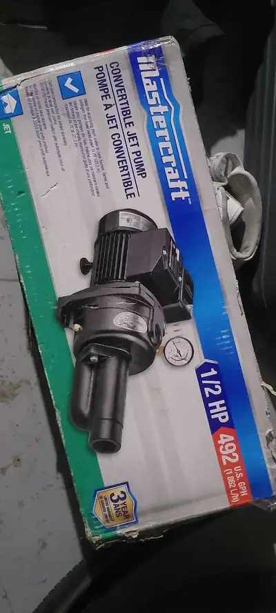 Mastercraft convertible jet pump, View more