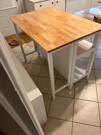 Kitchen Island with Shelves