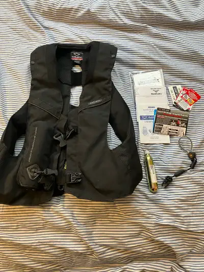 Never been deployed. Hit-Air’s airbag vest is the one of very few legitimate safety systems that can...