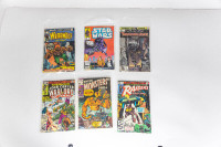 Vintage Marvel Comic Books - Bundle of 6 - Star Wars, Raider etc