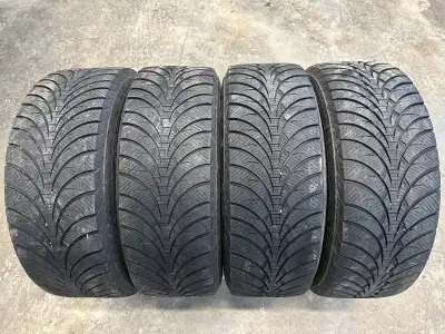 Set of four 265/65R18 Goodyear UltraGrip Ice tires. Lots of life left. Tread measurements in the pic...