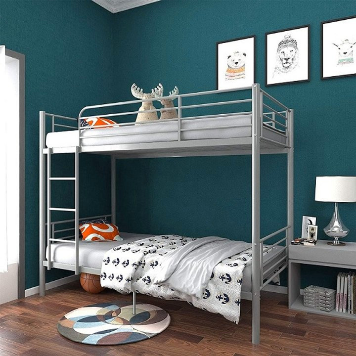 Twin Metal New Bunk Bed Single Brand with 1 Year Warranty Beds