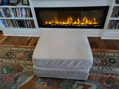 Custom Nubuck Leather Ottomans, View more