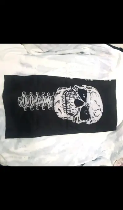 Skull pirate poison motorcycle gaiters neck scarf NEW, View more