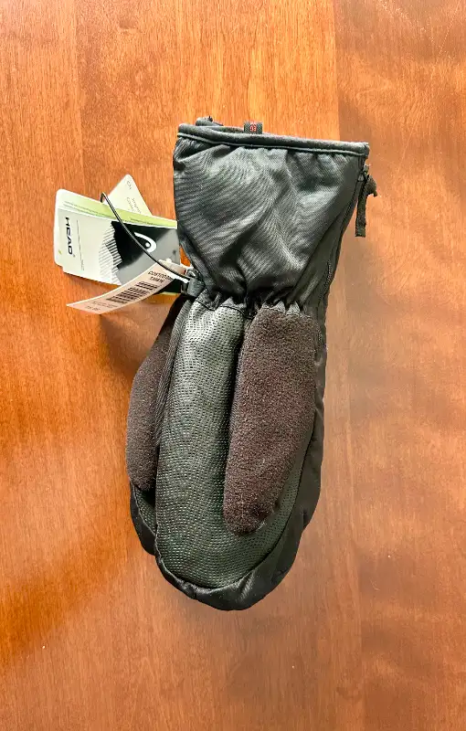New pair of children's mittens, size XL, Head, black62863737740291122