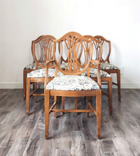Wood Dining room chairs sturdy