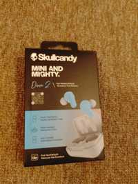 New Skullcandy Wireless In-Ear Bluetooth Earbuds light grey