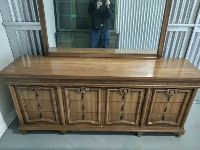 Vintage Antique Solid Wooden Matching Dressers, View more