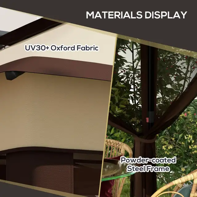 Outsunny Pop Up Camping Gazebo, Height Adjustable in Outdoor Décor in Markham / York Region - Image 7